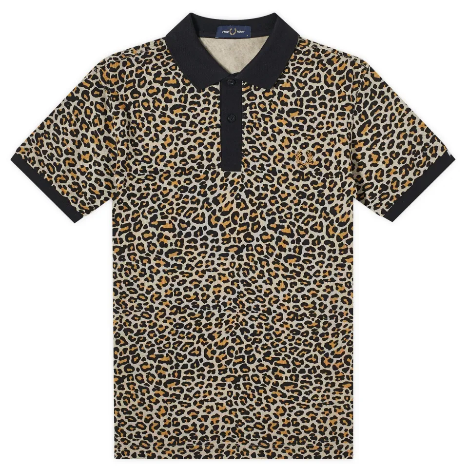 Leopard Print Polo