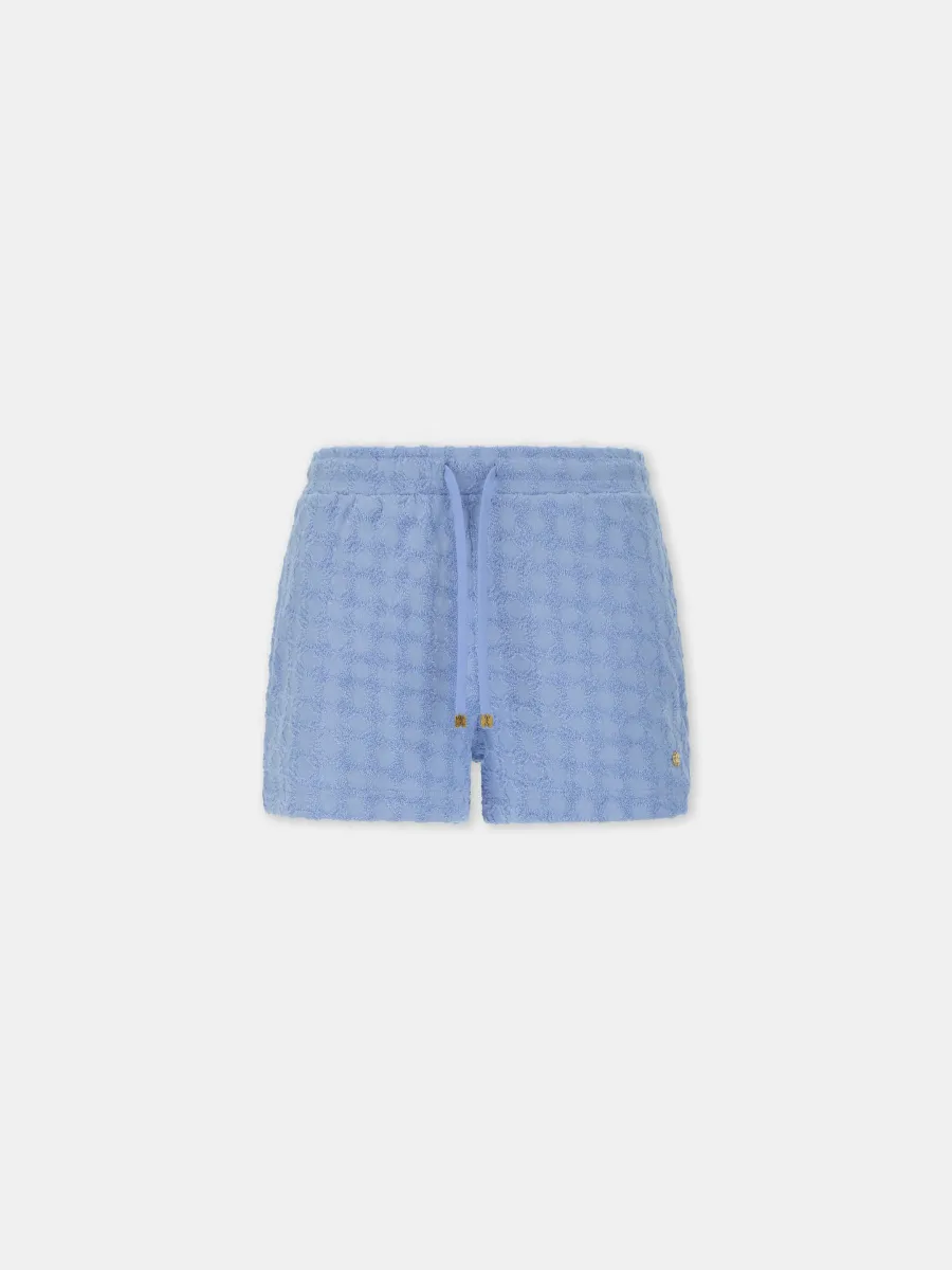 WOMEN - WOMEN'S MA QUAD TOWELING SHORT - Skyline Blue