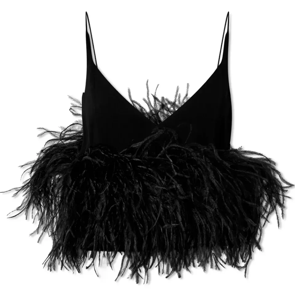 Poppy Feather Cami Top
