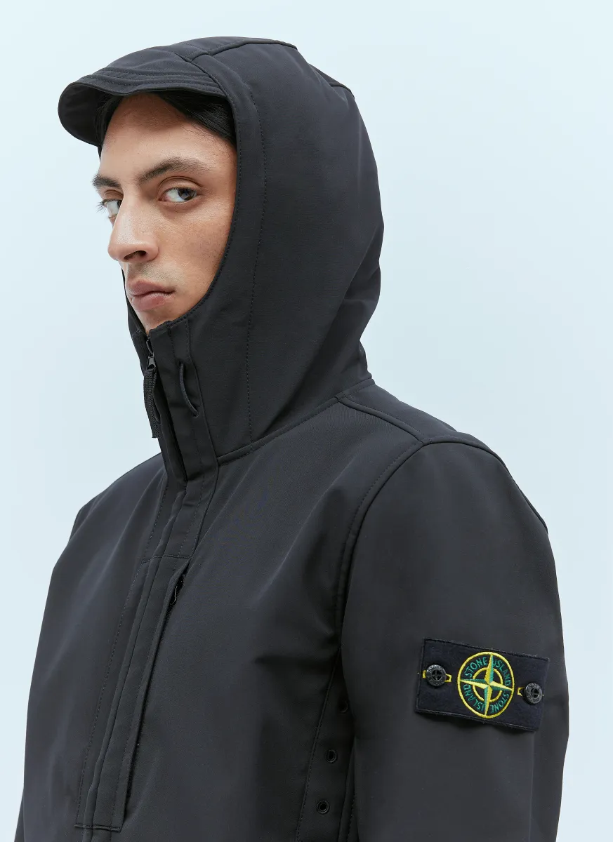 Hooded Compass Patch Jacket