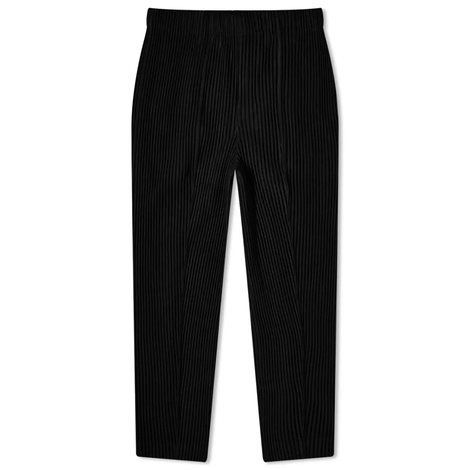 Pleated Slim Leg Pant