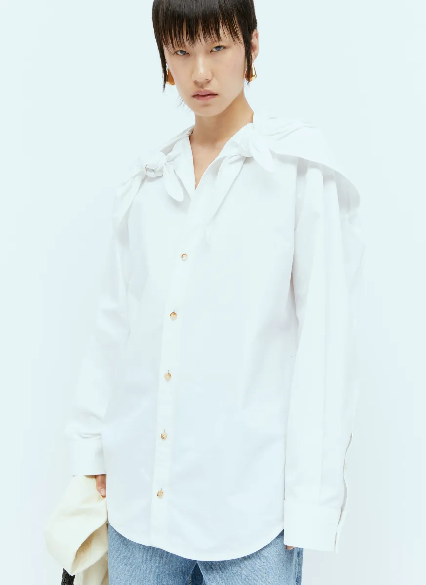 Knotted Cotton Shirt
