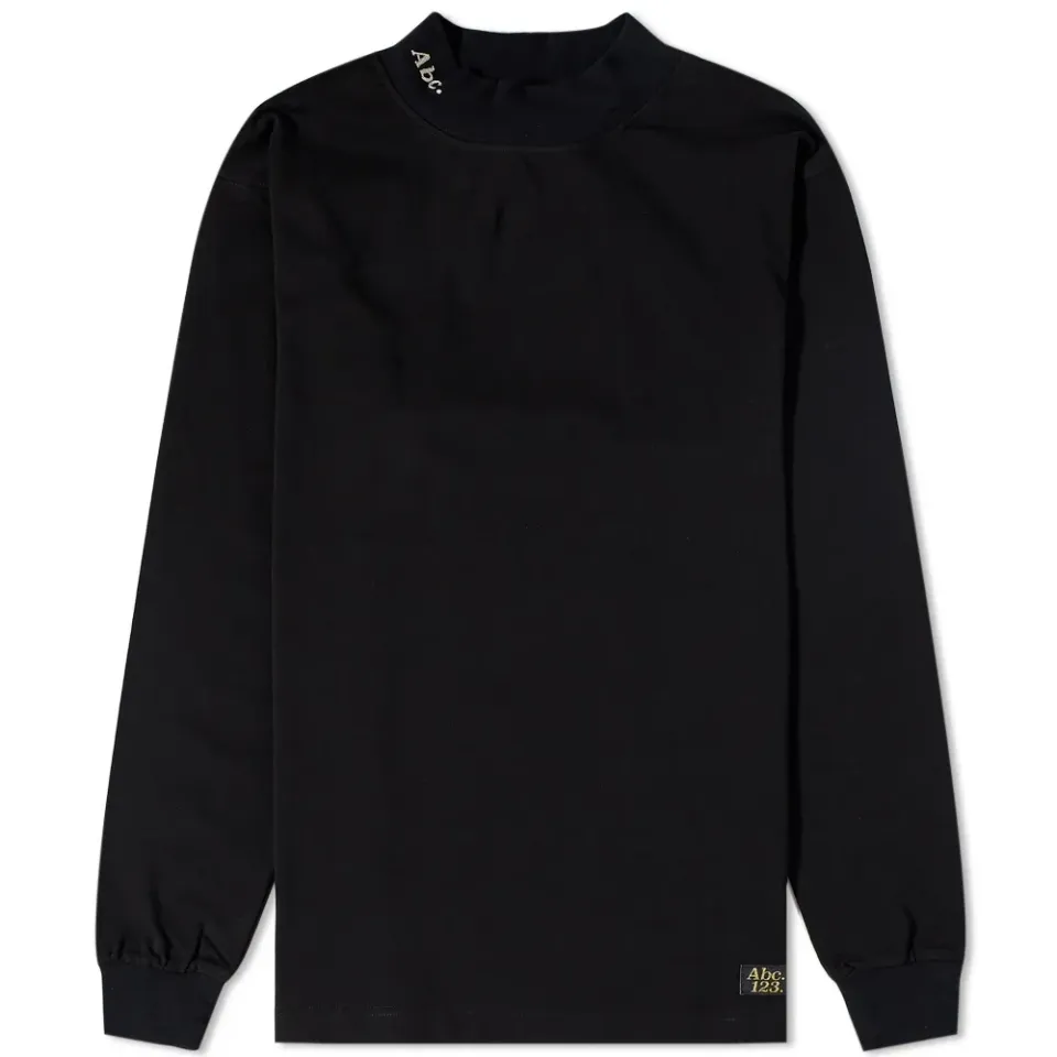 Long Sleeve 123 Mock Neck T-Shirt