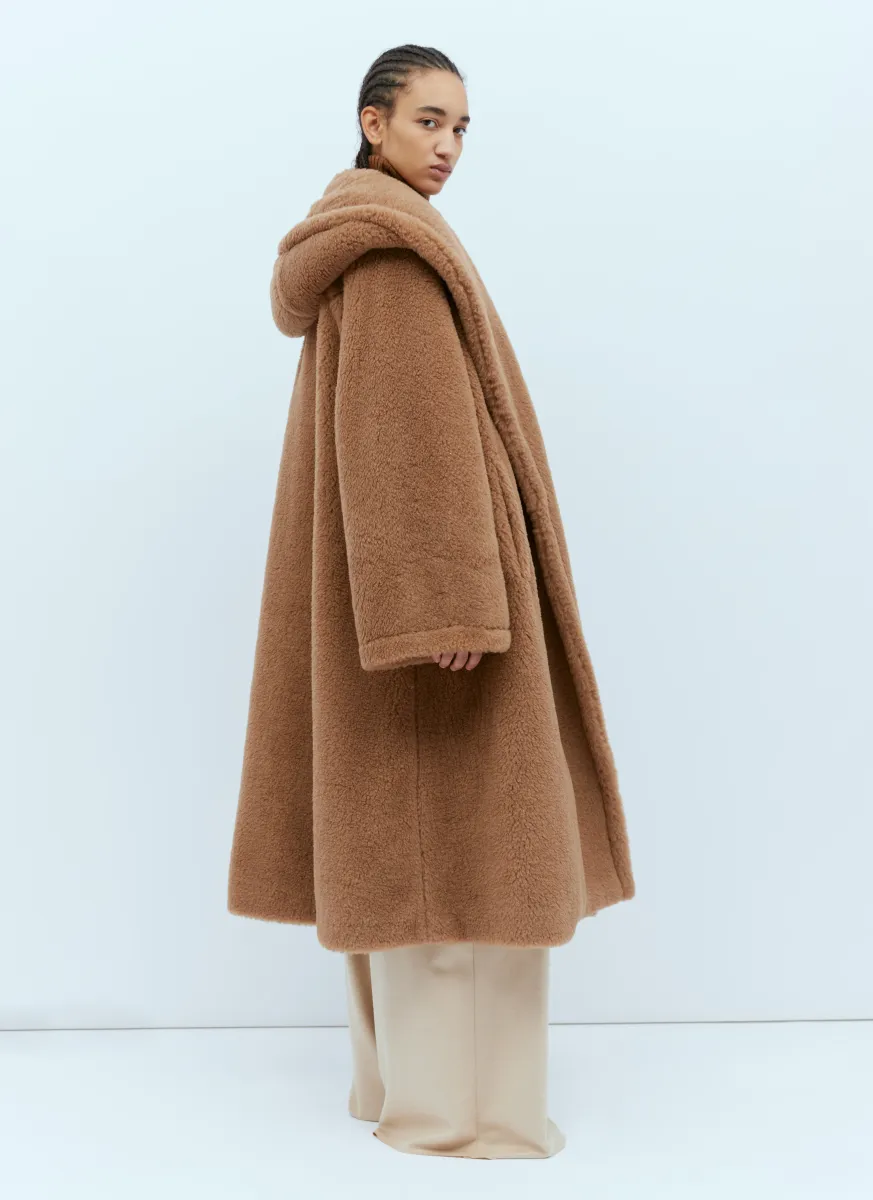 Oversized Teddy Wrap Coat