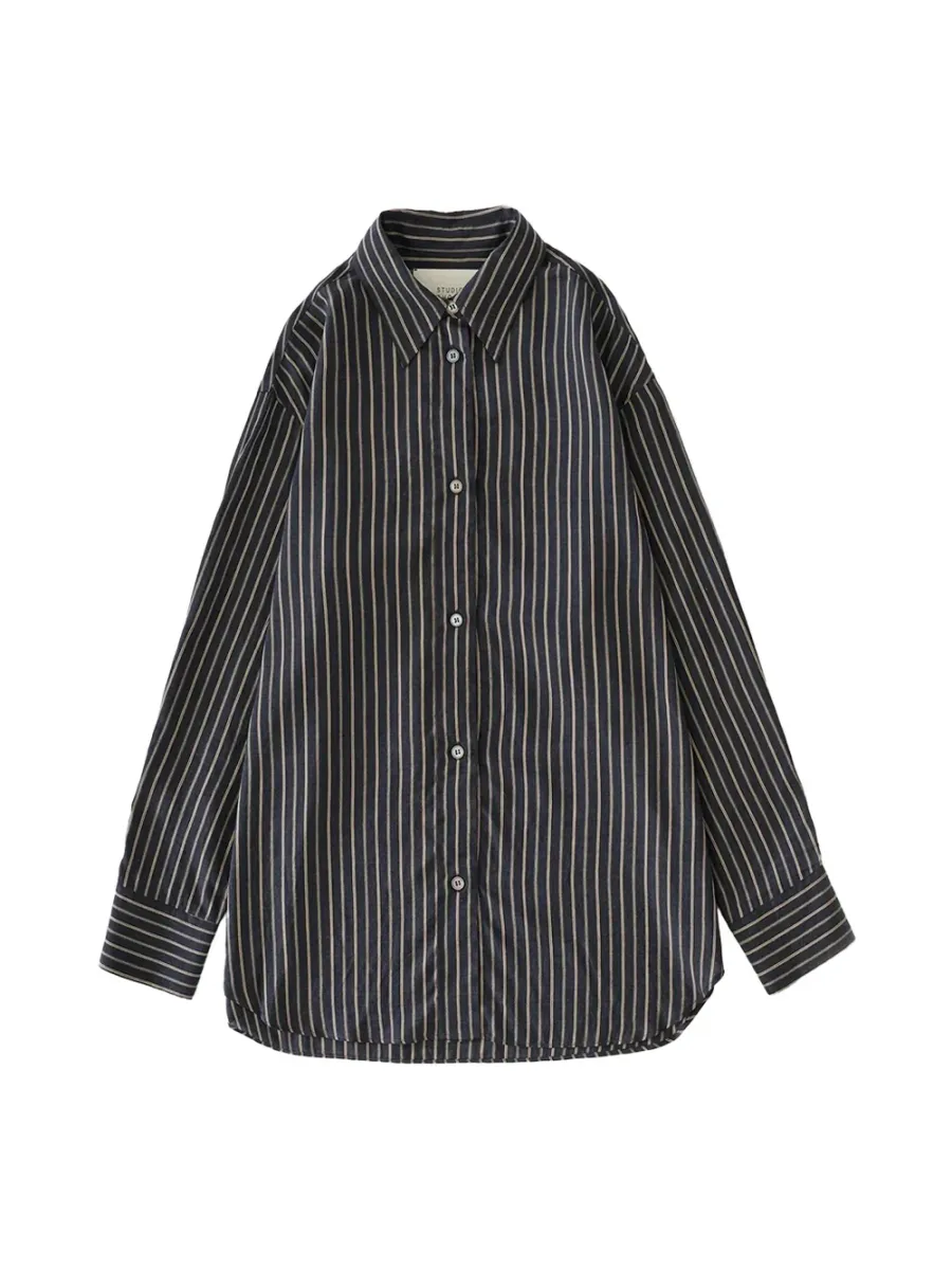 Rouen Shirt Indigo Stripe