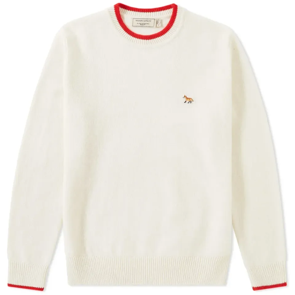 Maison Kitsuné Lambswool Crew Knit
