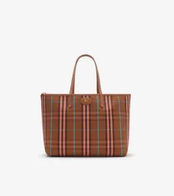 Medium Reversible Bloomsbury Tote​ in Ginger orange/gingerbread brown