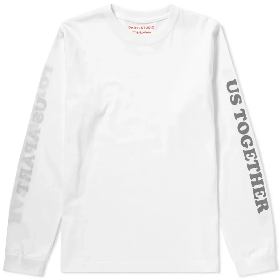 Long Sleeve Love Will Tear Us Reversible Printed Tee - END. Exclusive