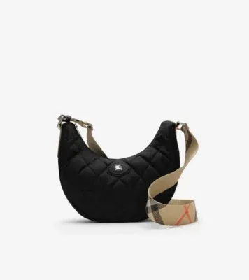 Large Horseshoe Crossbody Bag in Black - Men, Nylon
