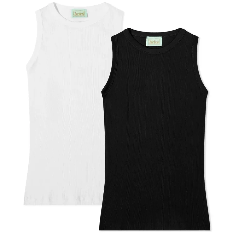 Racer-Back Rib Vest - Twin Pack