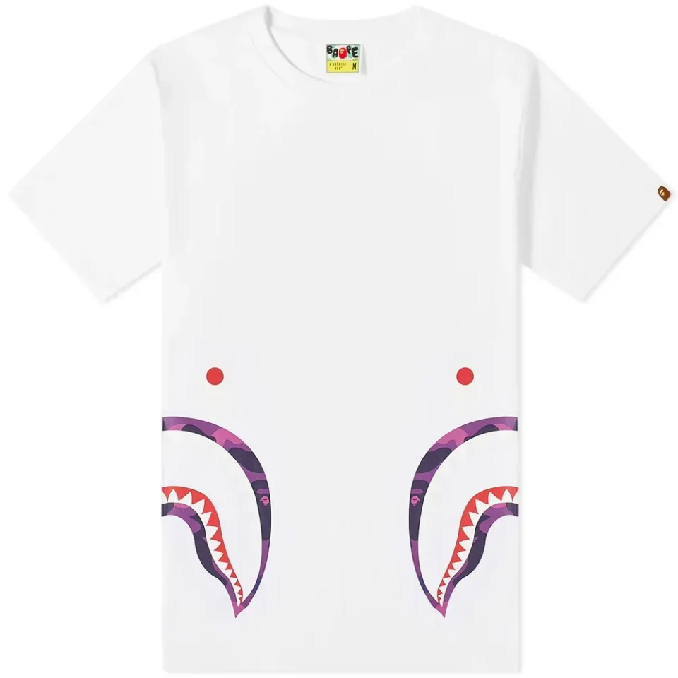 Colour Camo C Side Shark T-Shirt