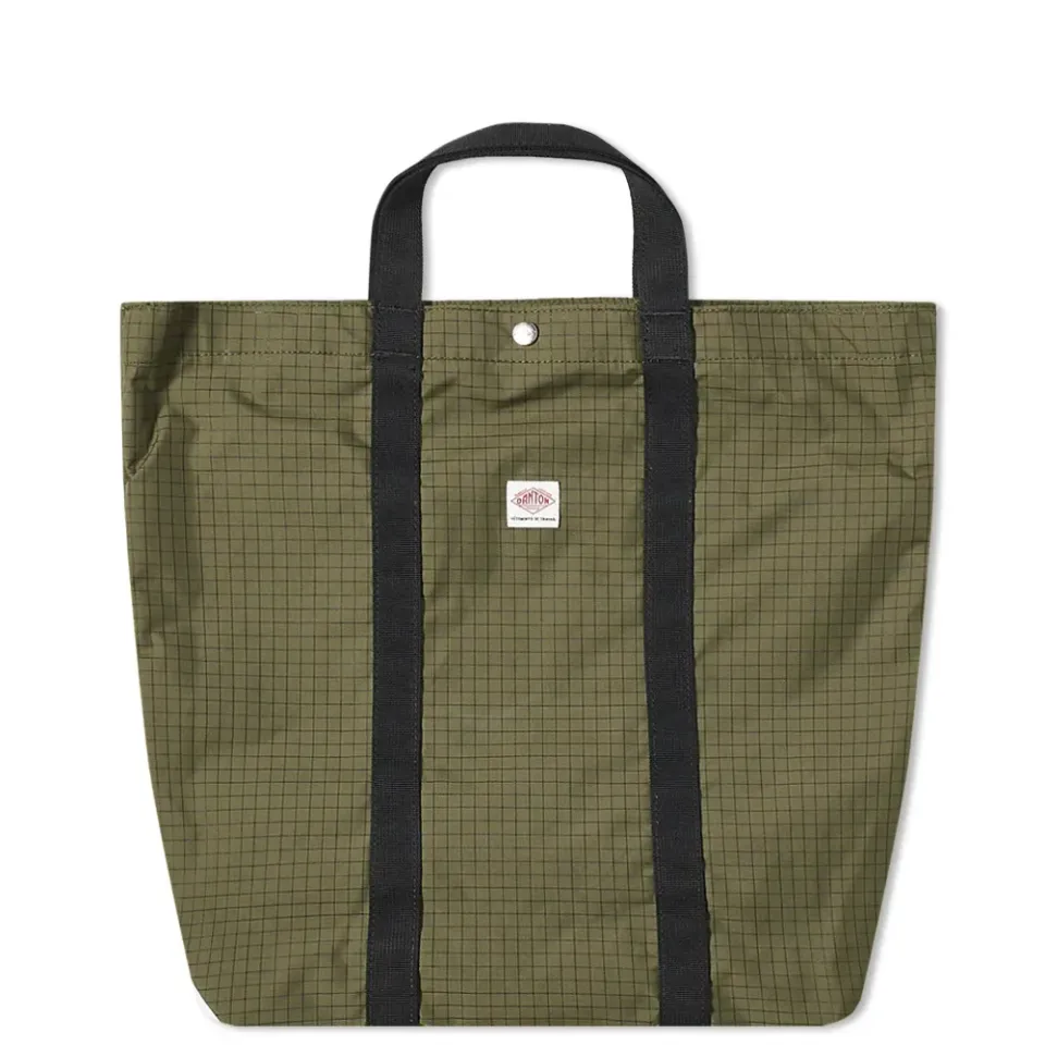 Vertical Rip Stop Tote Bag