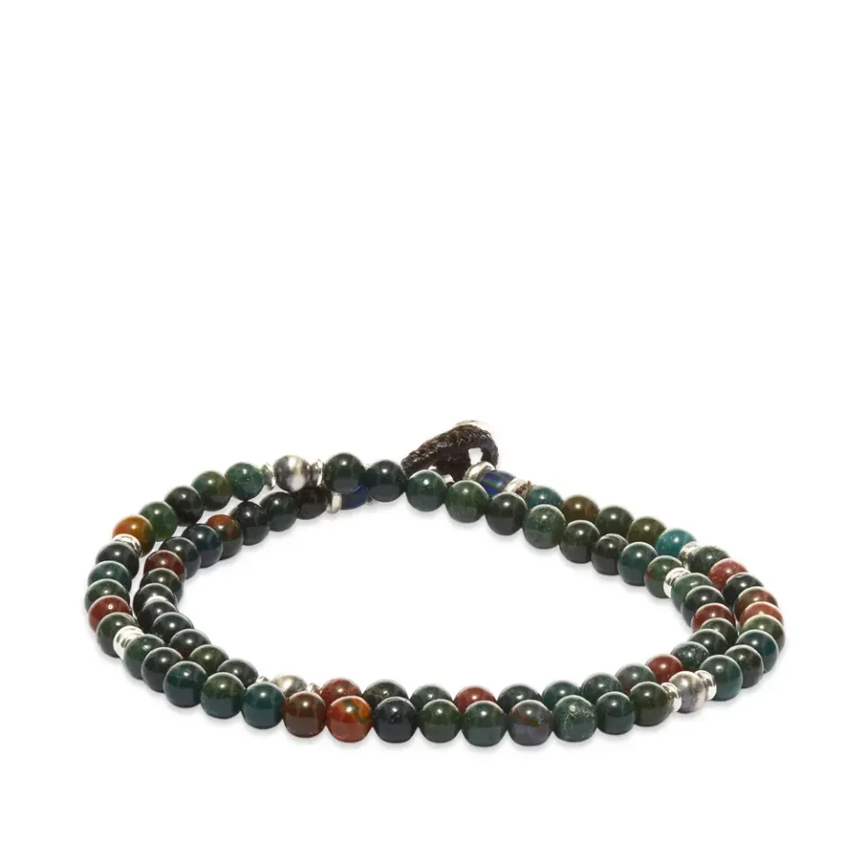 Double-Wrap Stone 4mm Bracelet