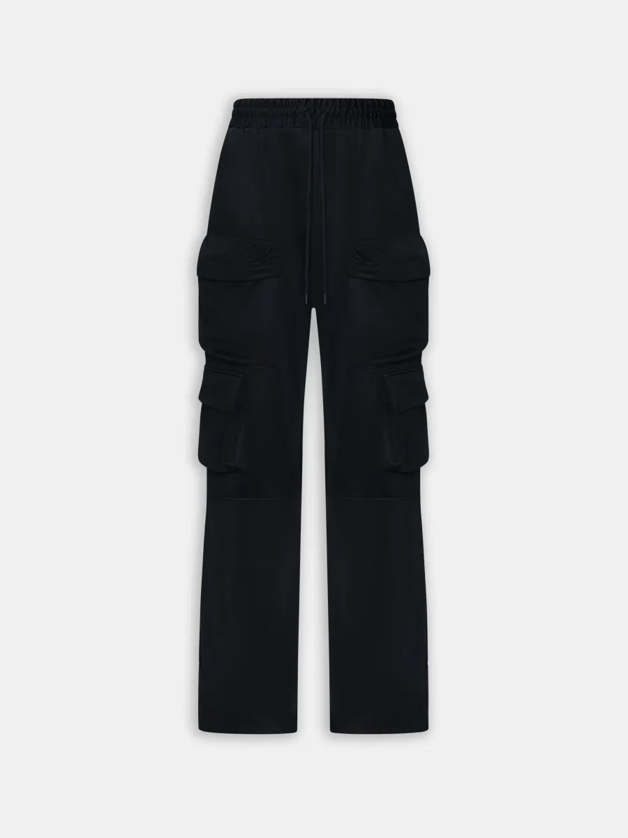 MULTI POCKET CARGO PANT - Black