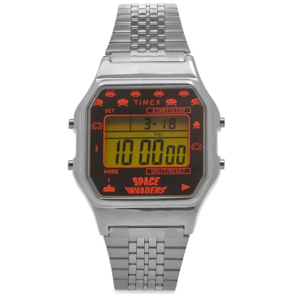 x Space Invaders Timex 80 Digital Watch
