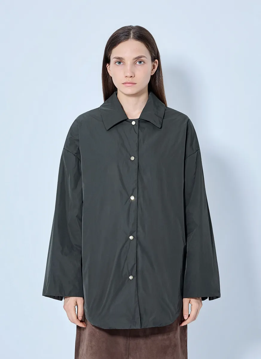 Oversized Button-Down Jacket