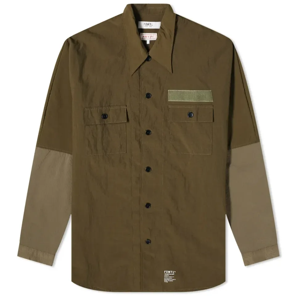Side Zip Oversized Shirt