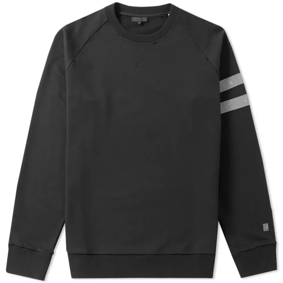 Distressed Taped Crew Sweat