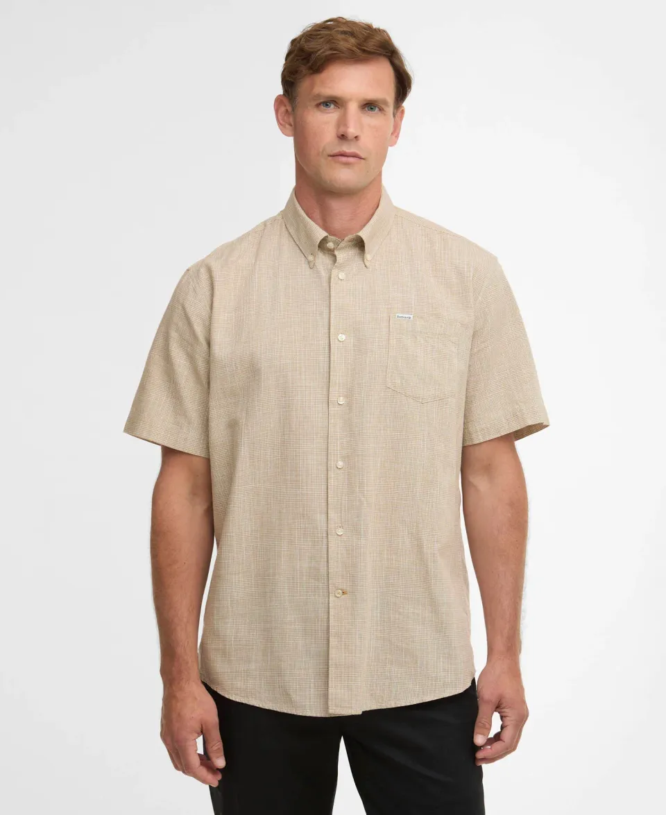 Fleming Linen Blend Regular Short-Sleeved Shirt