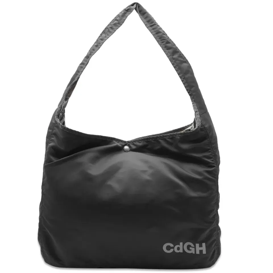 Nylon Logo Messenger Bag