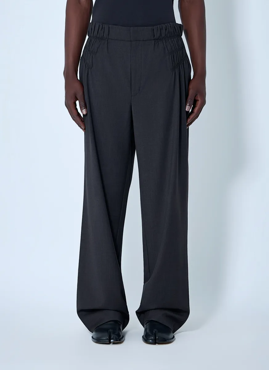 Elasticated Waist Tailored Trousers