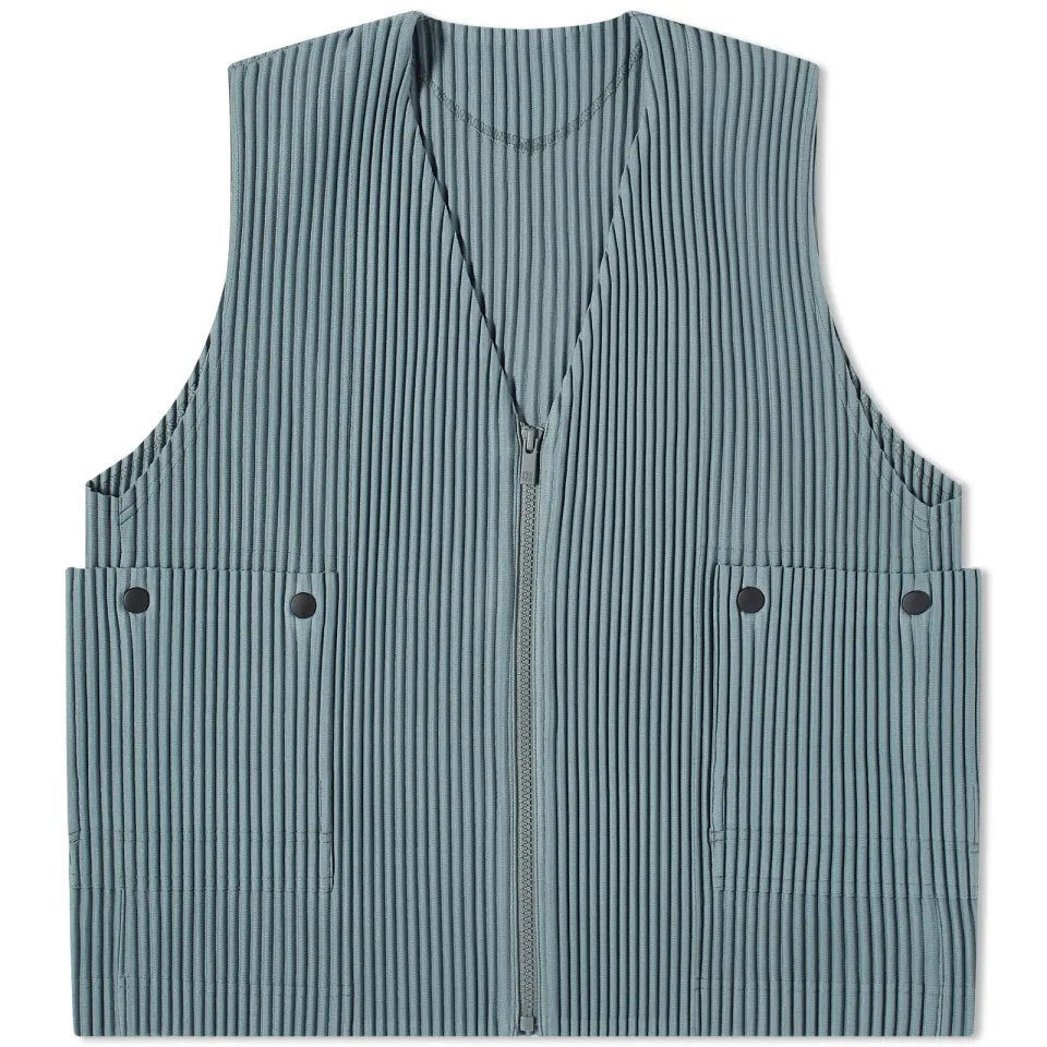 Pleated Gilet
