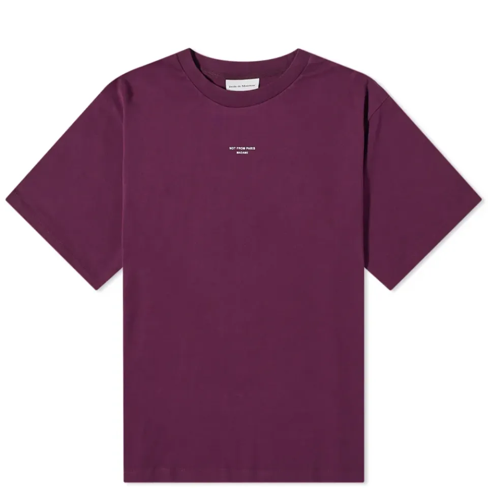 Drôle de Monsieur Not From Paris Madame Centre Logo T-Shirt