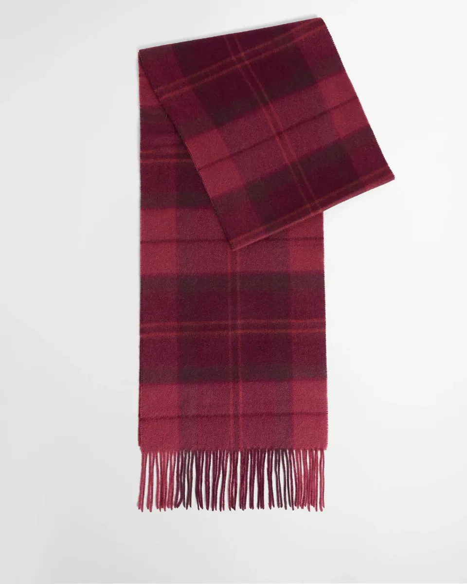 Mineral Tartan Wool-Cashmere Scarf