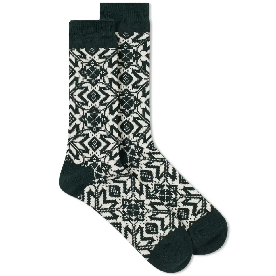 Big Snow Fair Isle Sock