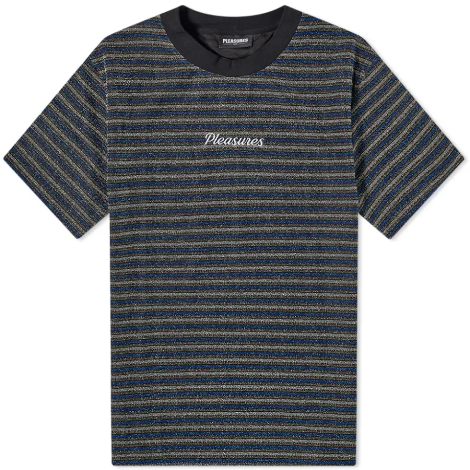 Disturbed Glitter Stripe Tee