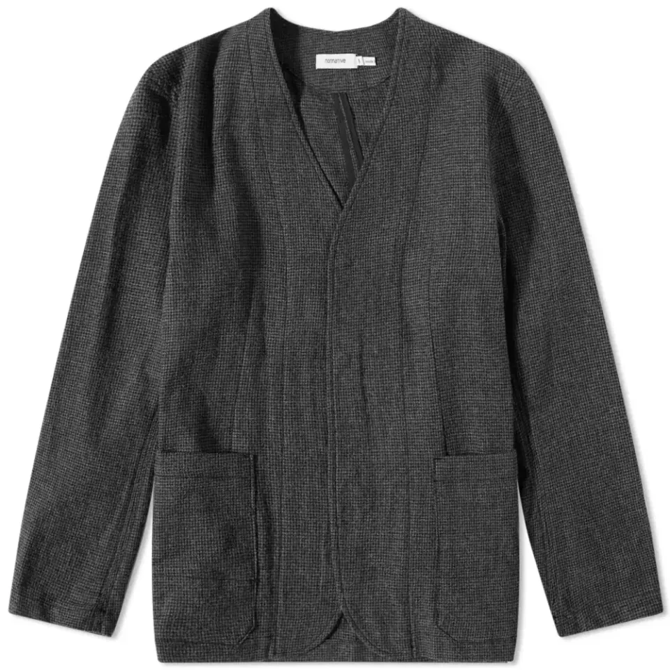 Twill Houndstooth Soldier Jacket