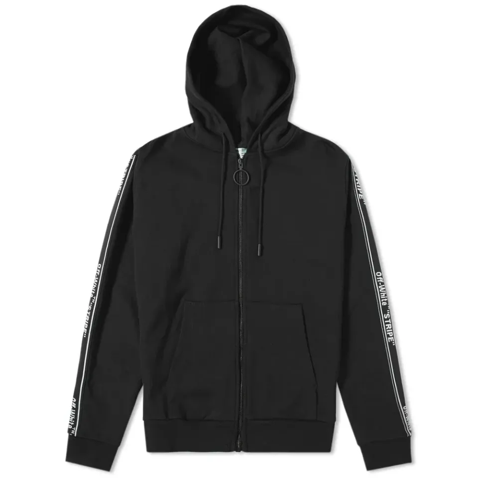 Stripe Zip Hoody