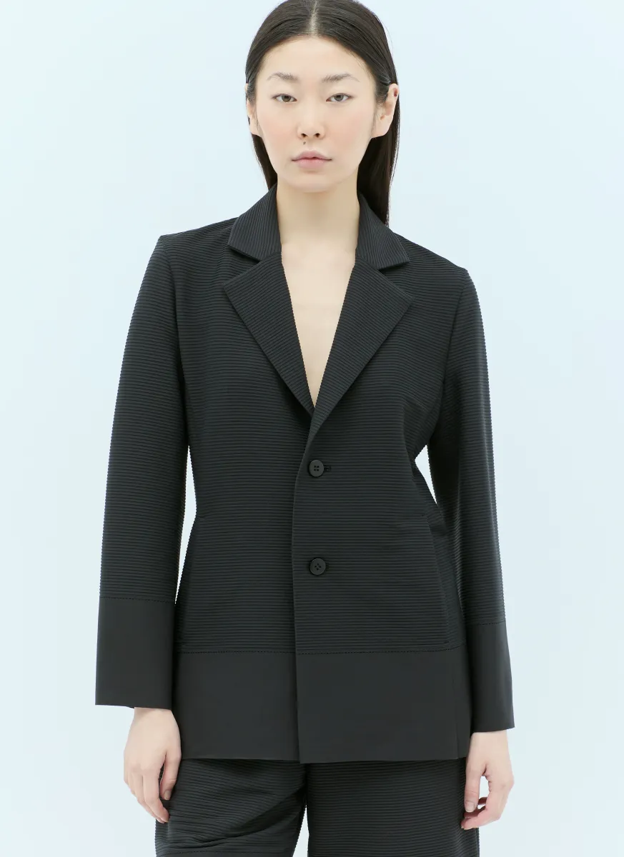 Pleated Blazer