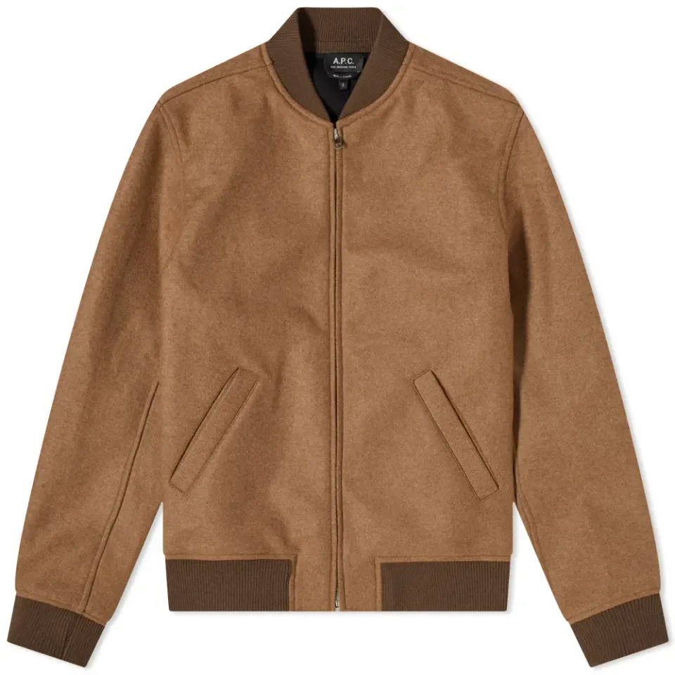 A.P.C. Mathieu Bonded Bomber Jacket