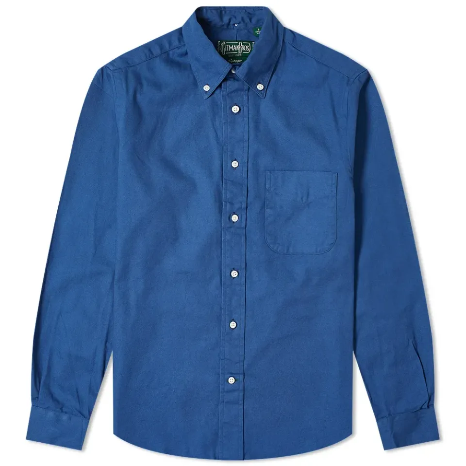 Button Down Overdyed Oxford Shirt