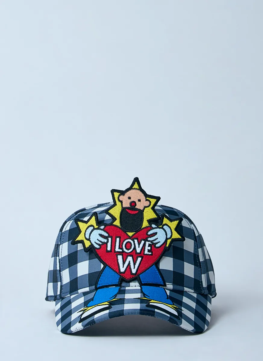 Clown Motif Baseball Cap