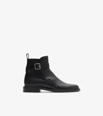Leather Manor Jodhpur Boots in Black