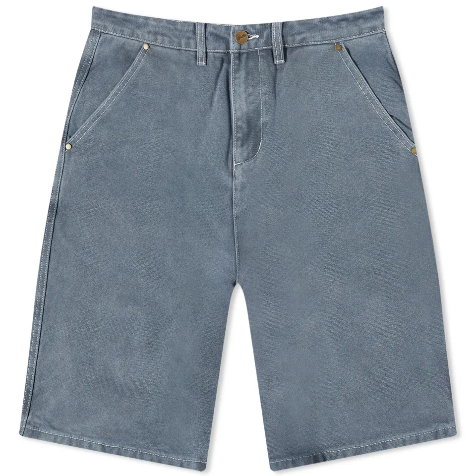 Washed Canvas Work Shorts