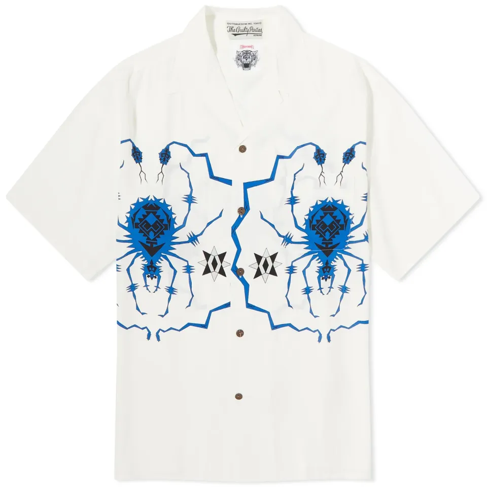 Short Sleeve Wolf's Head Type 3 Hawaiian Shirt