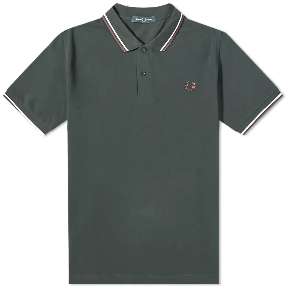 Authentic Slim Fit Twin Tipped Polo