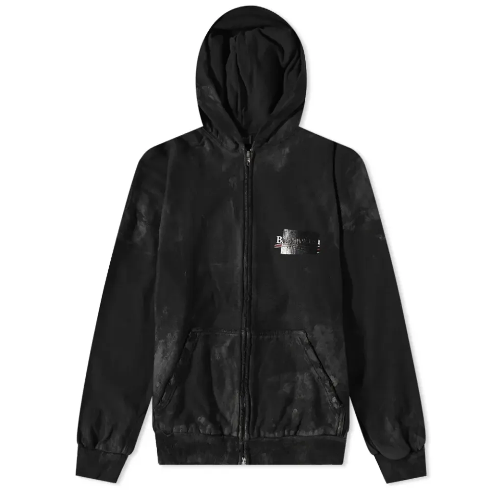 Gaffer Taped Political Campaign Logo Zip Hoodie