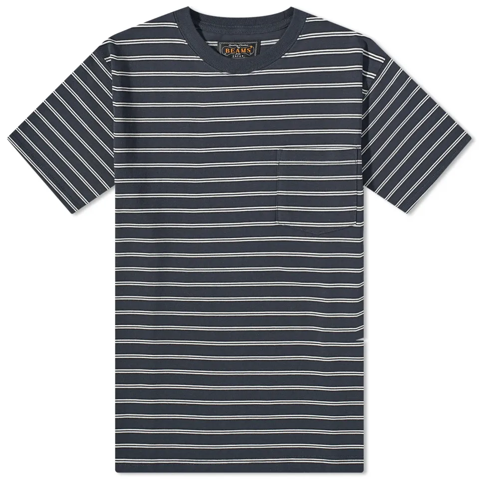 Multi Stripe Pocket T-Shirt