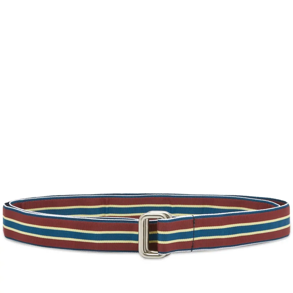 Grosgrain Tape Double Ring Belt