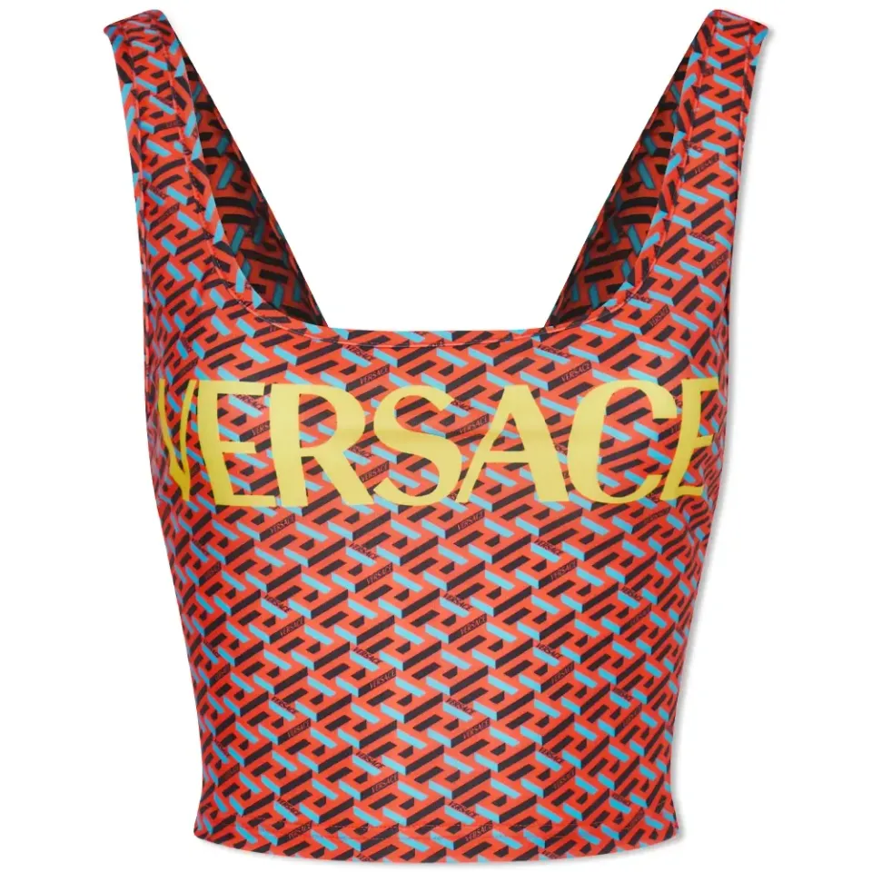 Cropped Logo Bikini Top