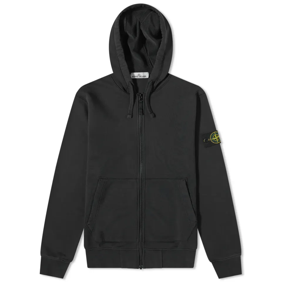 Garment Dyed Full Zip Hoodie