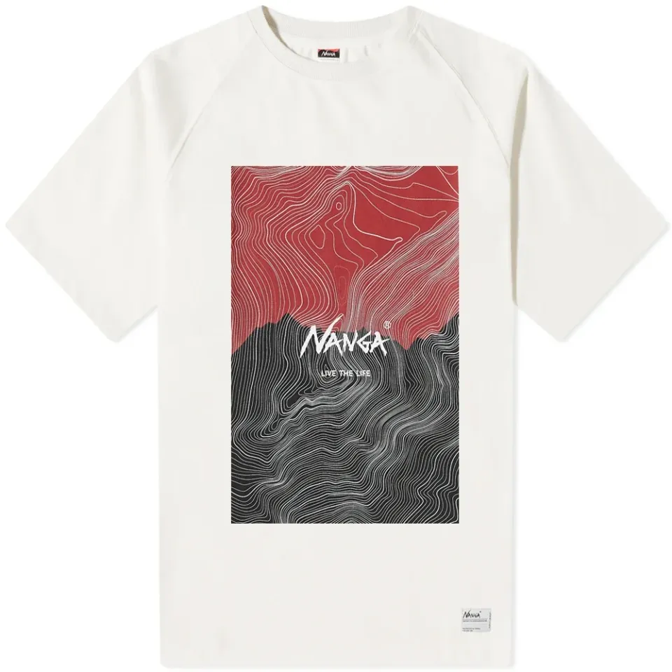 Eco Hybrid Contour Map Logo T-Shirt