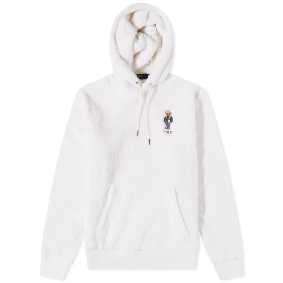 Sun Valley Bear Pile Fleece Popover Hoodie