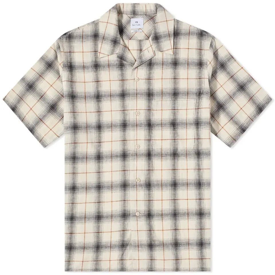 Checked Linen Vacation Shirt