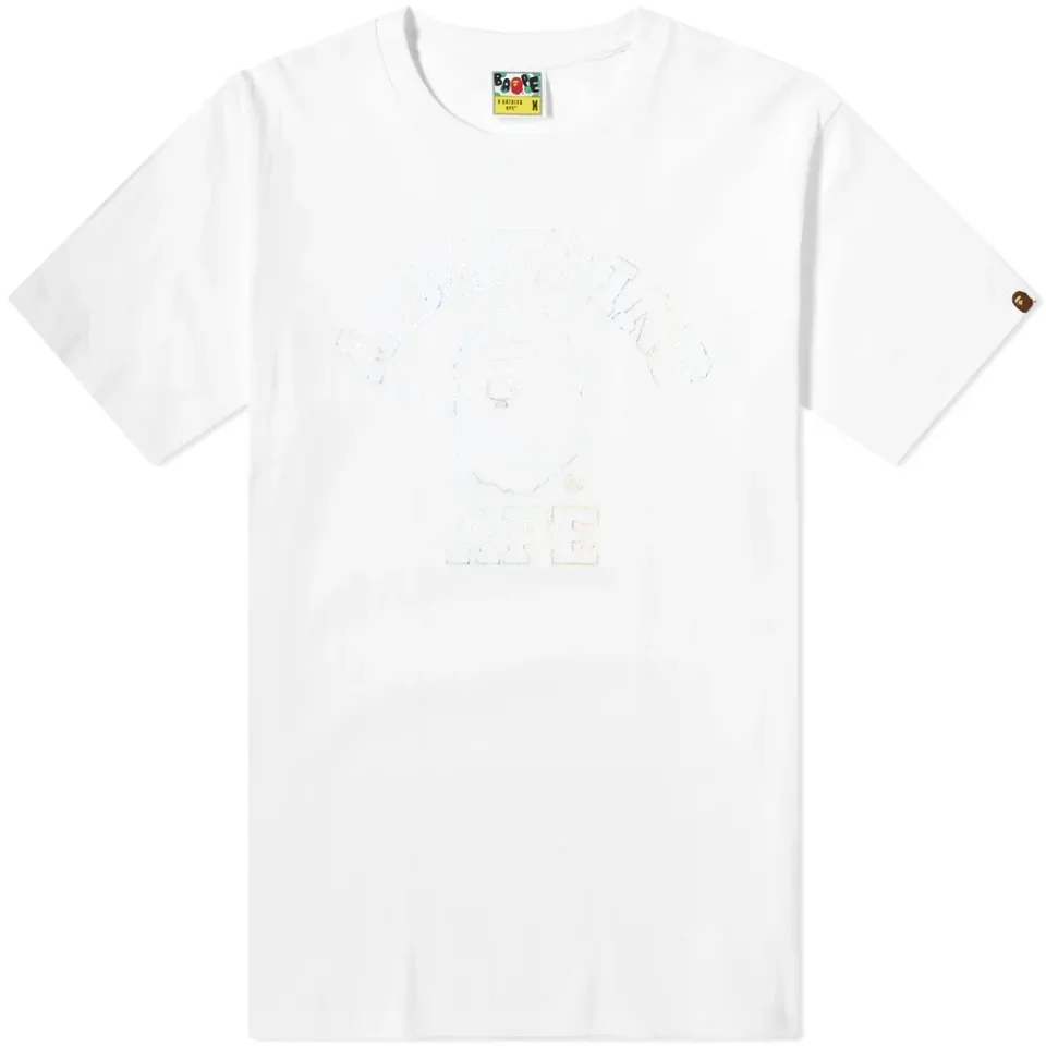 A Bating Ape Hologram College T-Shirt