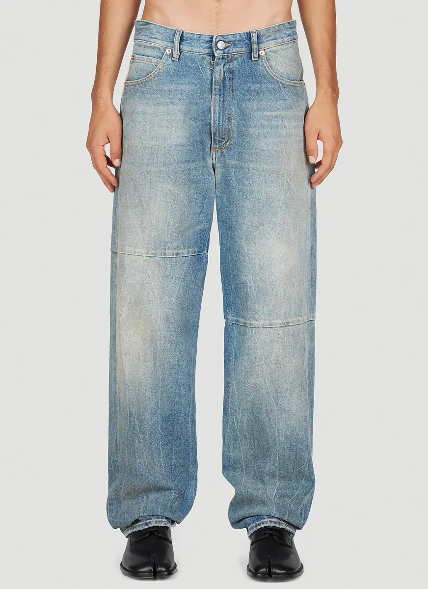 Irregular Seam Jeans